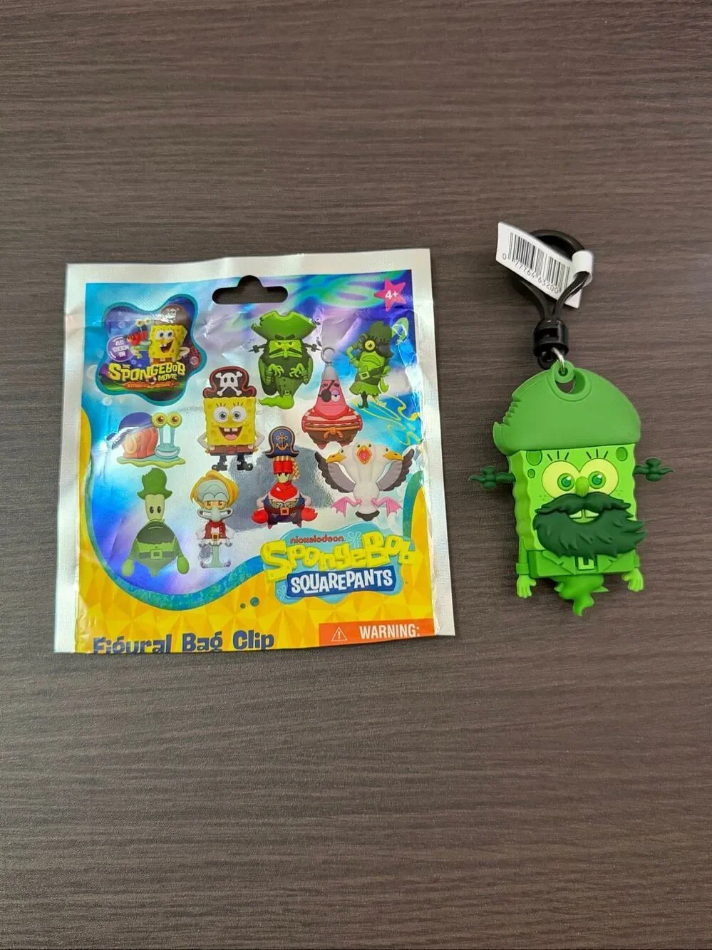 The SpongeBob Movie: Search for SquarePants Bag Clip Keychain CHASE - Ghost Spon